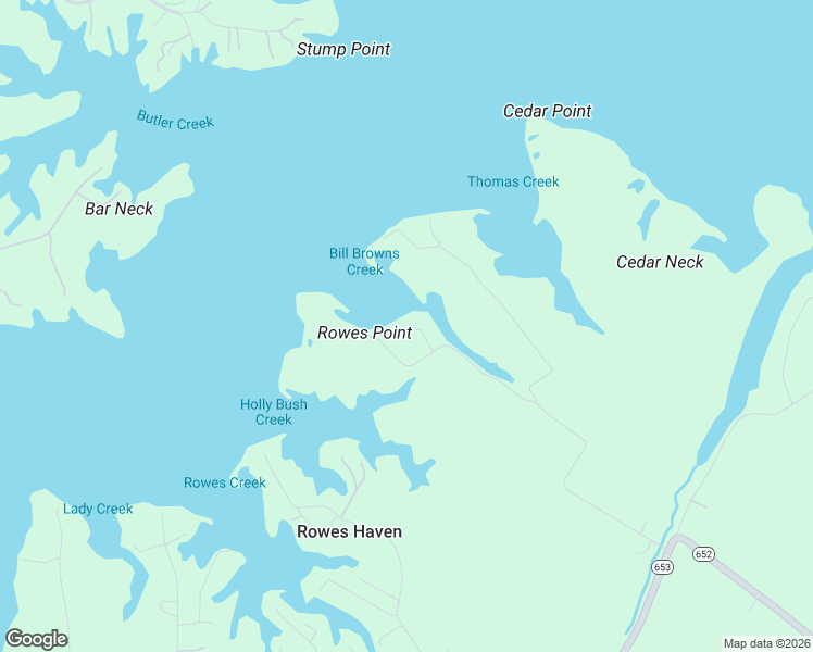 map of restaurants, bars, coffee shops, grocery stores, and more near 9345 Rowes Point Road in Gloucester County