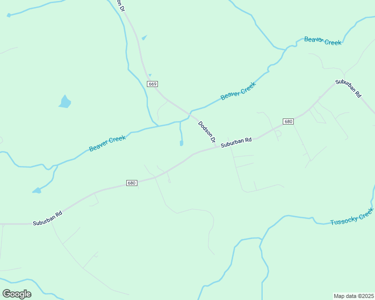 map of restaurants, bars, coffee shops, grocery stores, and more near 1235 Suburban Road in Lynchburg