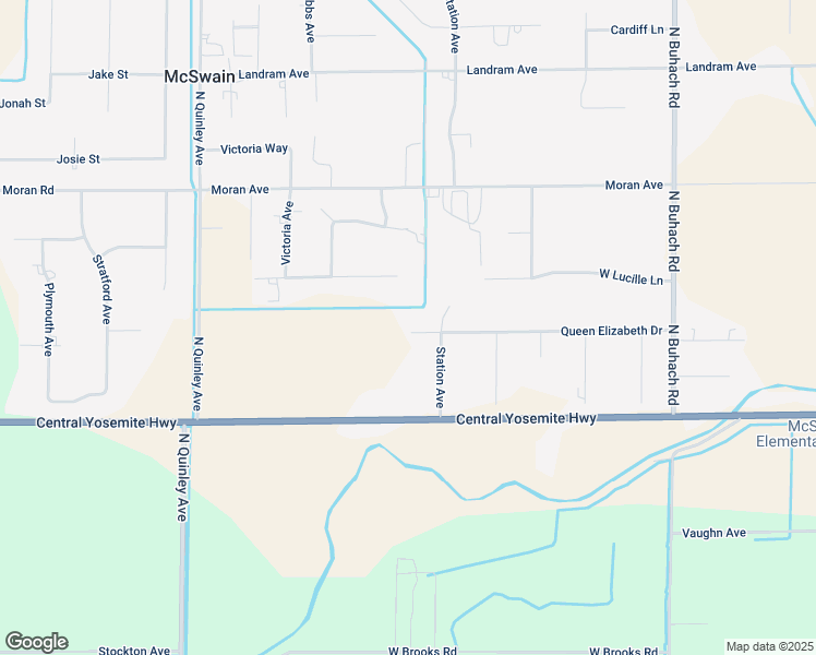 map of restaurants, bars, coffee shops, grocery stores, and more near Queen Elizabeth Drive in McSwain