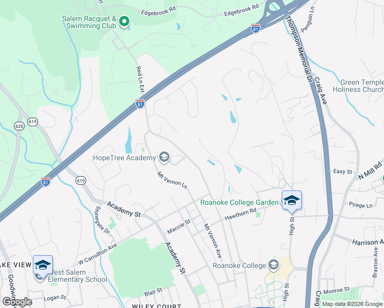 map of restaurants, bars, coffee shops, grocery stores, and more near 928 Red Lane in Salem