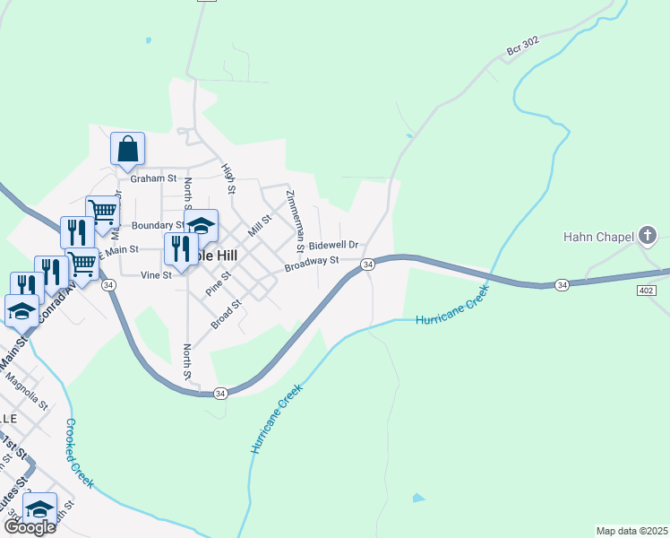 map of restaurants, bars, coffee shops, grocery stores, and more near 608 Broadway Street in Marble Hill