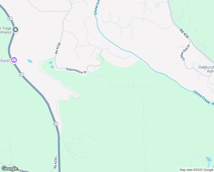 map of restaurants, bars, coffee shops, grocery stores, and more near Stillmeadow Lane in Oakhurst