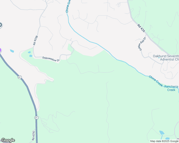map of restaurants, bars, coffee shops, grocery stores, and more near Stillmeadow Lane in Oakhurst