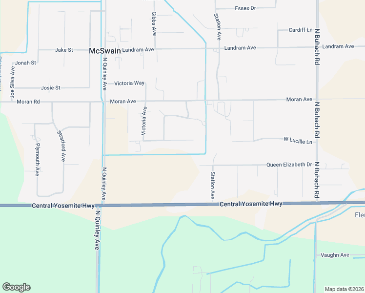 map of restaurants, bars, coffee shops, grocery stores, and more near 5605 Clear Creek Court in Atwater