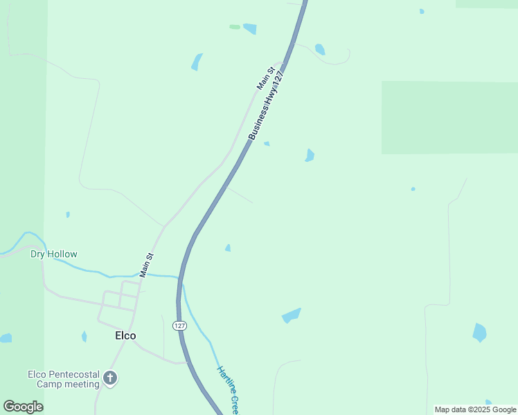 map of restaurants, bars, coffee shops, grocery stores, and more near 32412 Illinois 127 in Tamms