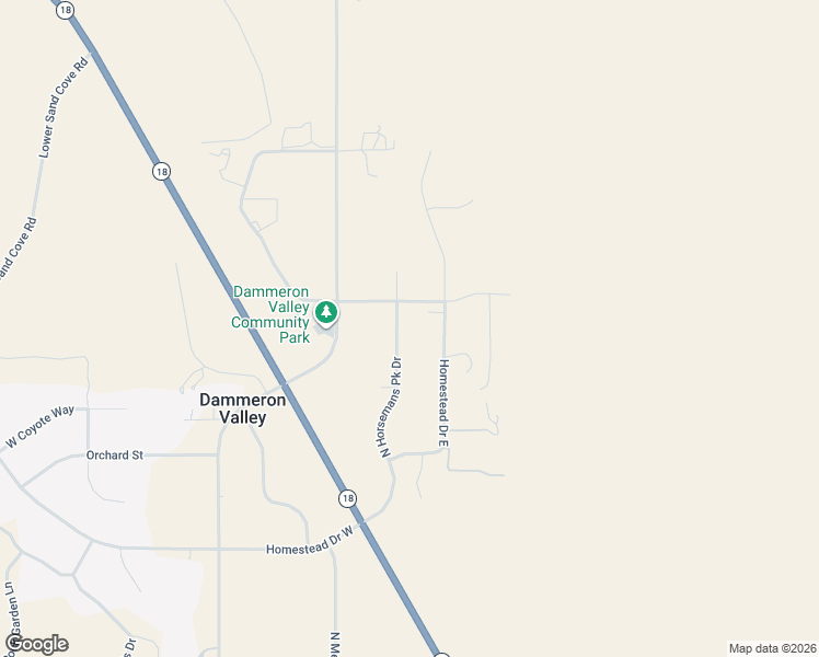 map of restaurants, bars, coffee shops, grocery stores, and more near 1190 North Horsemans Park Drive in Dammeron Valley