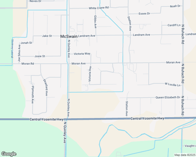 map of restaurants, bars, coffee shops, grocery stores, and more near 1371 Shady Cove Avenue in Atwater