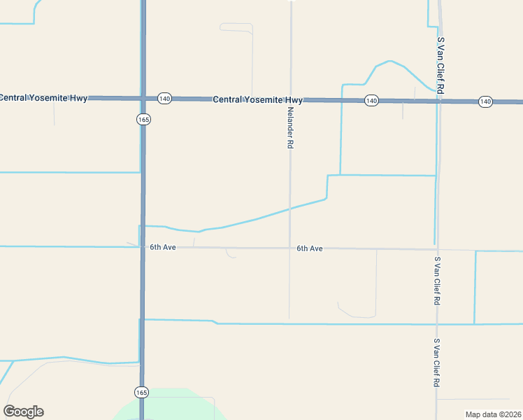 map of restaurants, bars, coffee shops, grocery stores, and more near 19590 6th Avenue in Stevinson