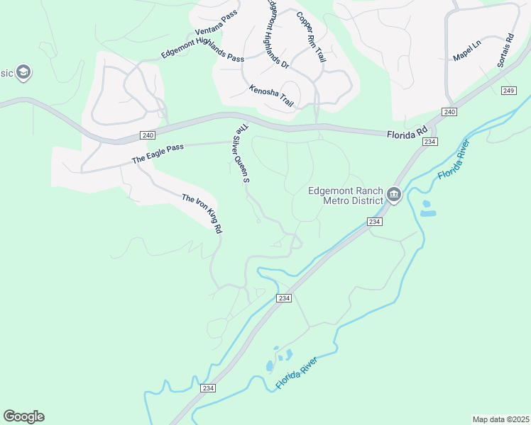 map of restaurants, bars, coffee shops, grocery stores, and more near 281 The Silver Queen South in Durango