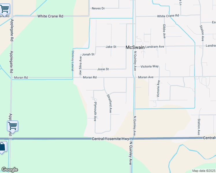 map of restaurants, bars, coffee shops, grocery stores, and more near 1422 Stratford Avenue in Atwater