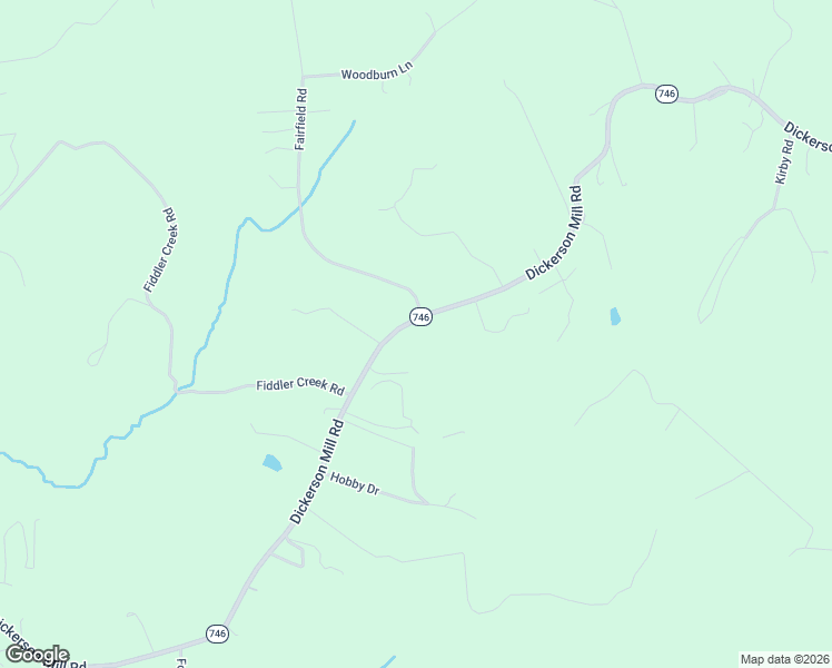 map of restaurants, bars, coffee shops, grocery stores, and more near 2612 Dickerson Mill Road in Bedford