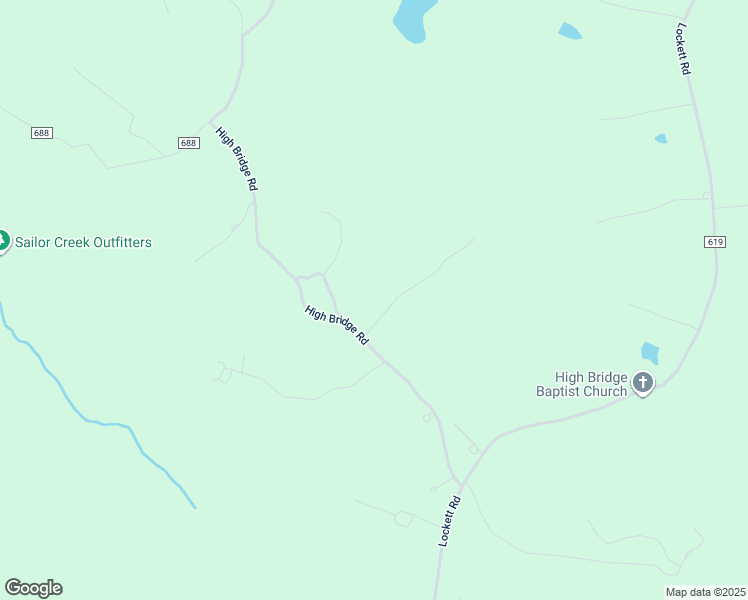 map of restaurants, bars, coffee shops, grocery stores, and more near High Bridge Drive in Prince Edward County