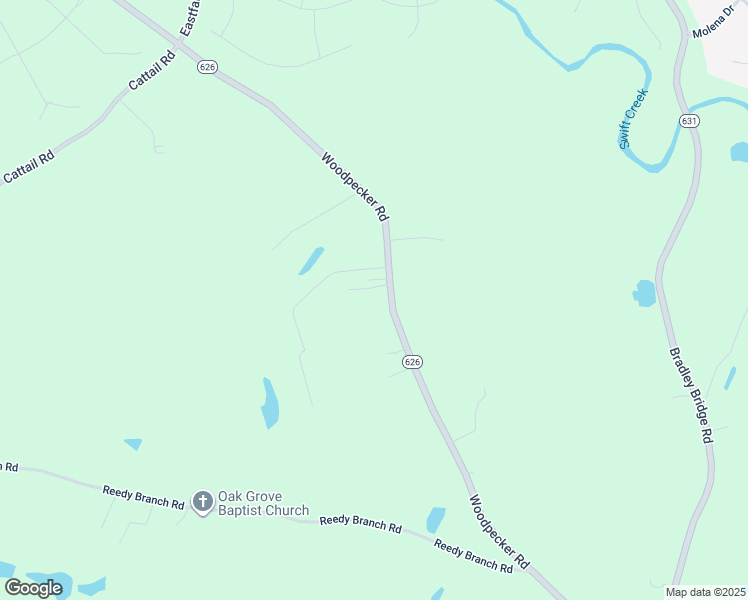 map of restaurants, bars, coffee shops, grocery stores, and more near 7703 Woodpecker Road in Chesterfield