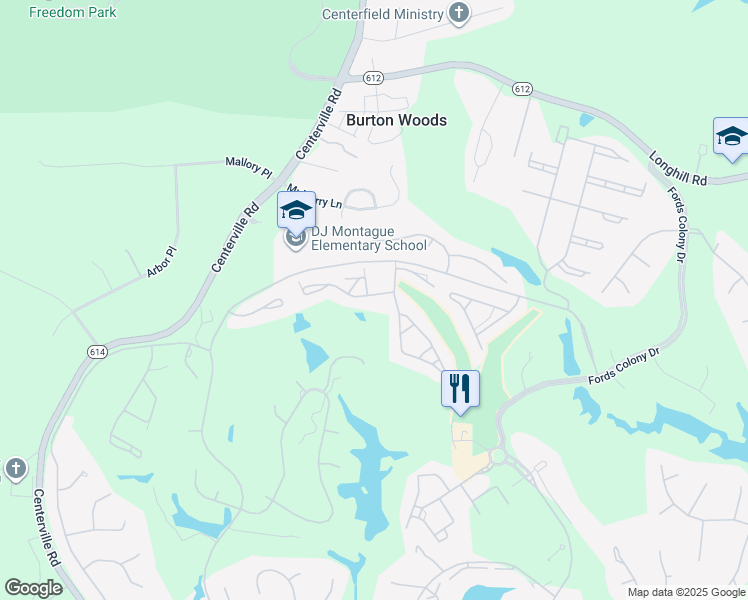 map of restaurants, bars, coffee shops, grocery stores, and more near 107 Hollinwell in Williamsburg