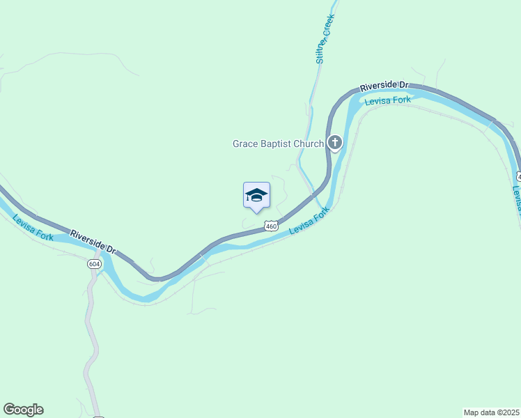 map of restaurants, bars, coffee shops, grocery stores, and more near 27382 Riverside Drive in Grundy