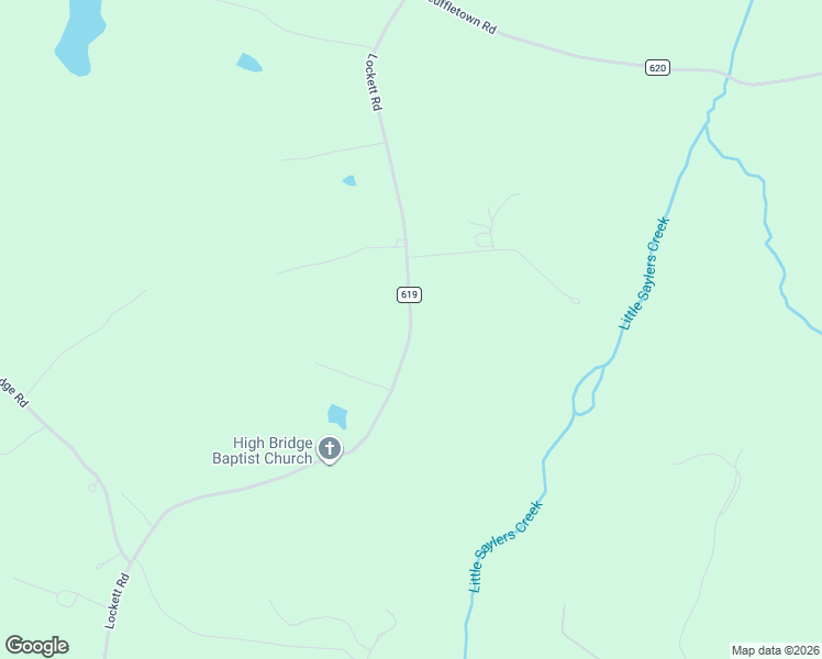 map of restaurants, bars, coffee shops, grocery stores, and more near County Road 619 in Prince Edward County