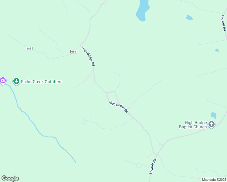 map of restaurants, bars, coffee shops, grocery stores, and more near High Bridge Drive in Prince Edward County