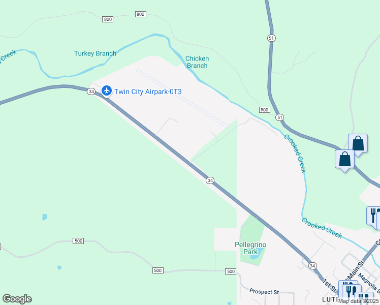 map of restaurants, bars, coffee shops, grocery stores, and more near 802 Missouri 34 in Marble Hill
