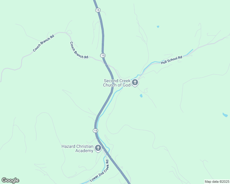 map of restaurants, bars, coffee shops, grocery stores, and more near Entertainment Drive in Hazard