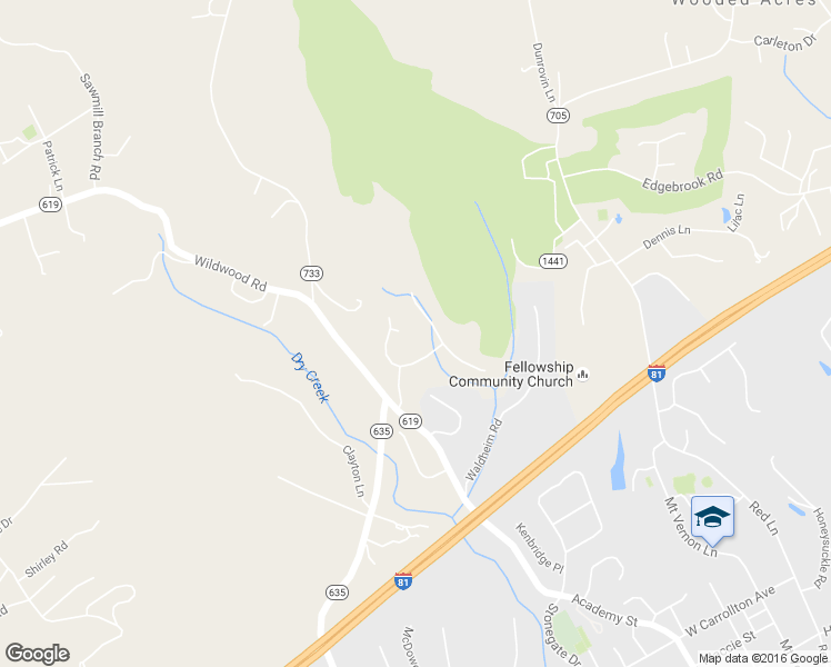 map of restaurants, bars, coffee shops, grocery stores, and more near 1414 Avalon Circle in Salem