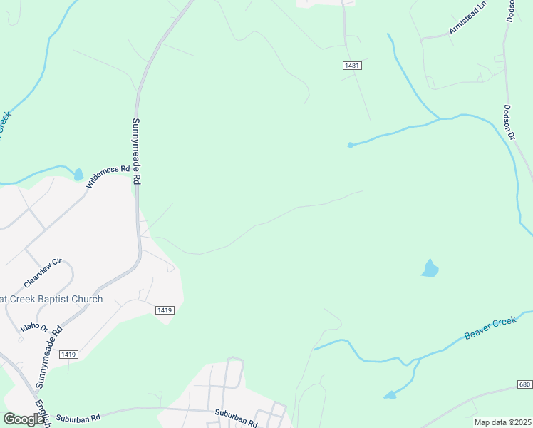 map of restaurants, bars, coffee shops, grocery stores, and more near 416 Pleasant Mountain Drive in Rustburg
