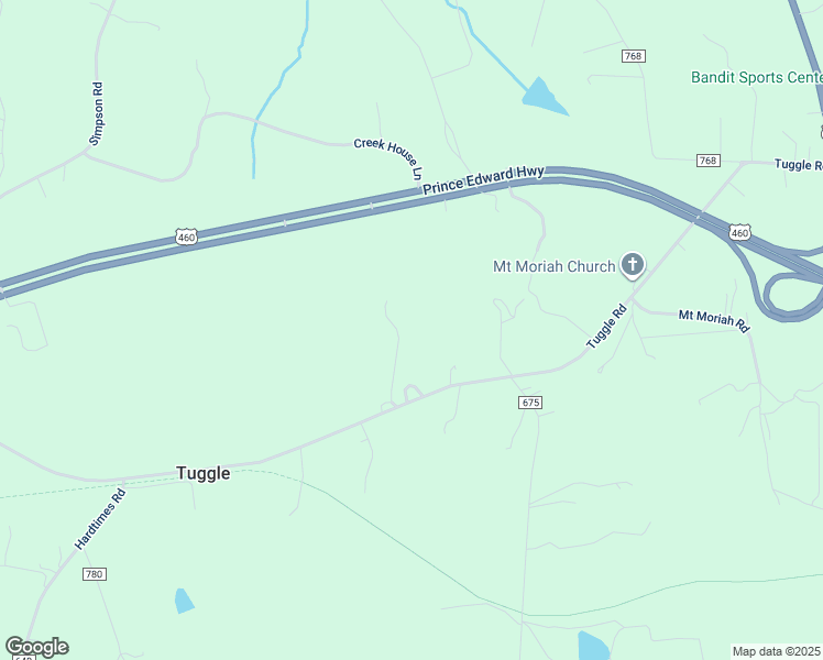 map of restaurants, bars, coffee shops, grocery stores, and more near 1335 Tuggle Road in Farmville