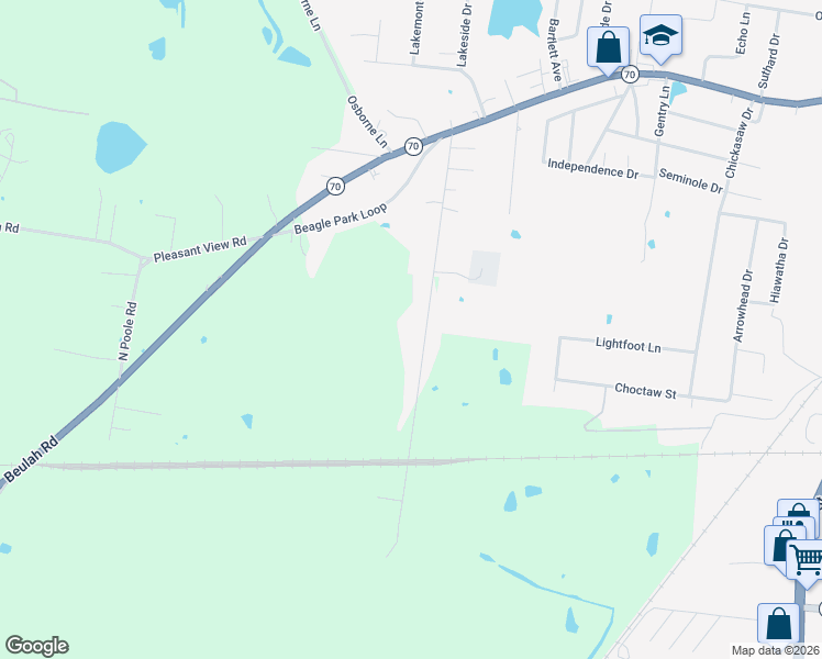 map of restaurants, bars, coffee shops, grocery stores, and more near 901-999 Legion Drive in Madisonville
