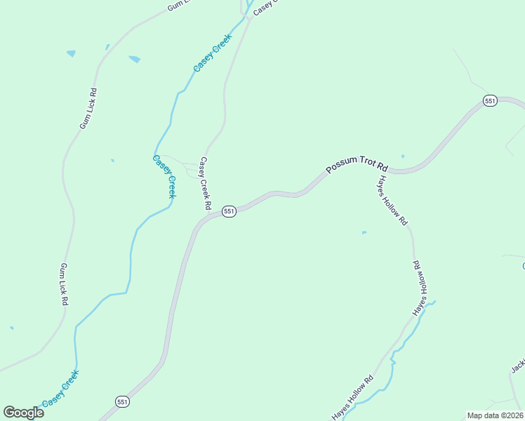 map of restaurants, bars, coffee shops, grocery stores, and more near 2855-2949 Possum Trot Road in Liberty