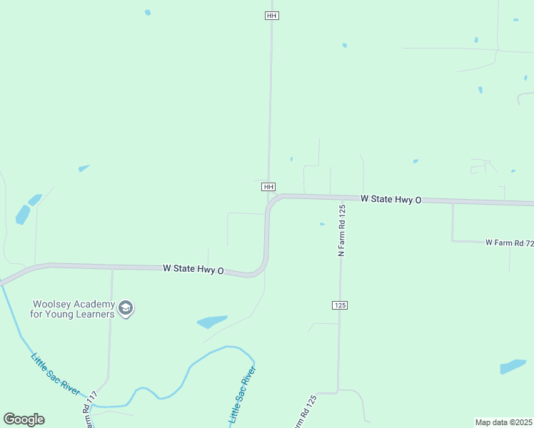 map of restaurants, bars, coffee shops, grocery stores, and more near 4457 West State Highway O in Willard