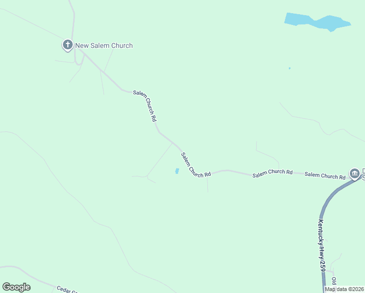 map of restaurants, bars, coffee shops, grocery stores, and more near 990 Salem Church Road in Bee Spring