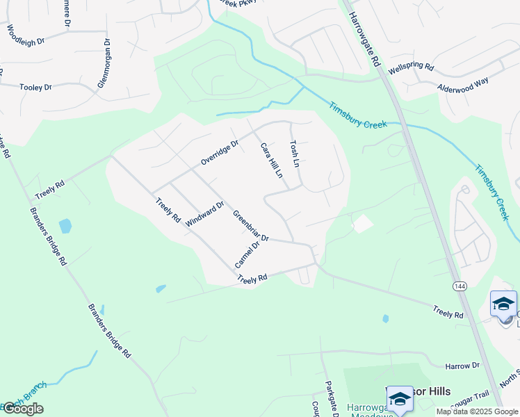 map of restaurants, bars, coffee shops, grocery stores, and more near 15030 Horseshoe Bend Drive in Chester
