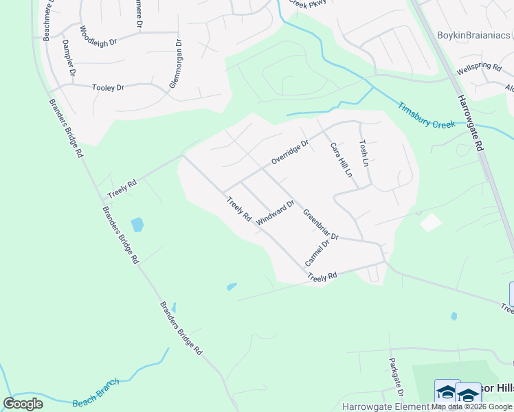 map of restaurants, bars, coffee shops, grocery stores, and more near 4616 Dunkirk Drive in Chester
