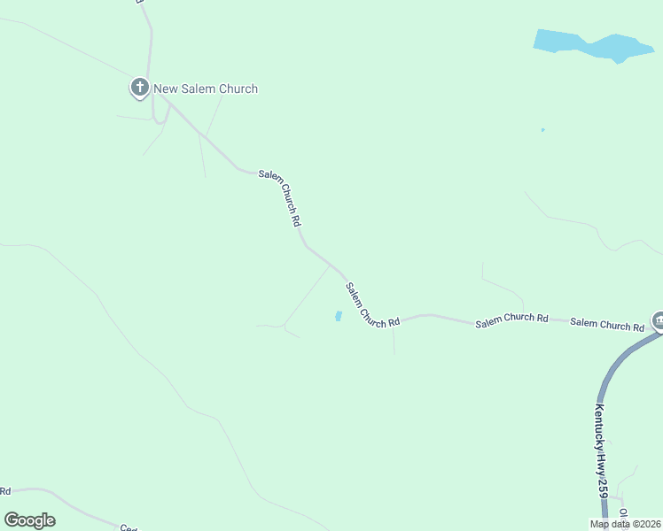 map of restaurants, bars, coffee shops, grocery stores, and more near 990 Salem Church Road in Bee Spring