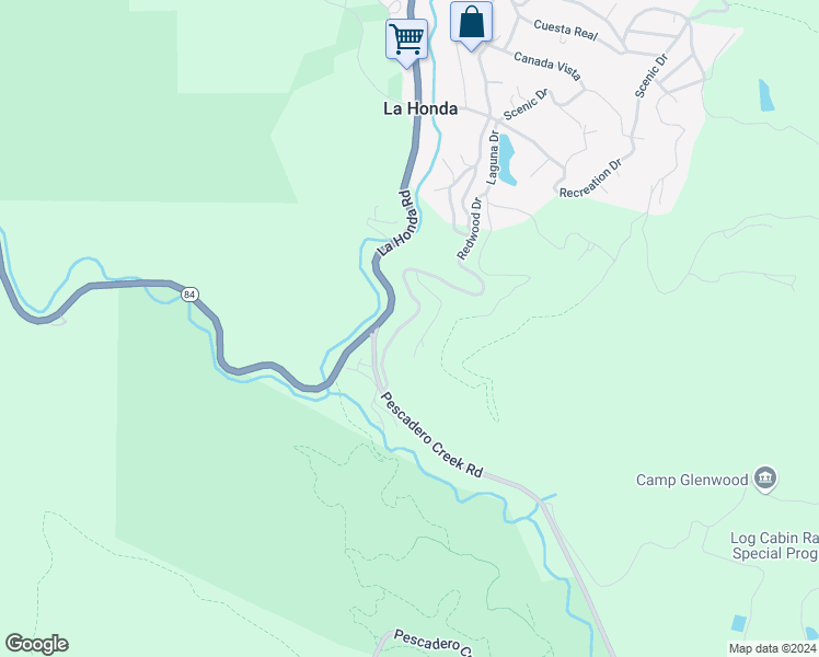 map of restaurants, bars, coffee shops, grocery stores, and more near 233 Redwood Drive in Redwood City