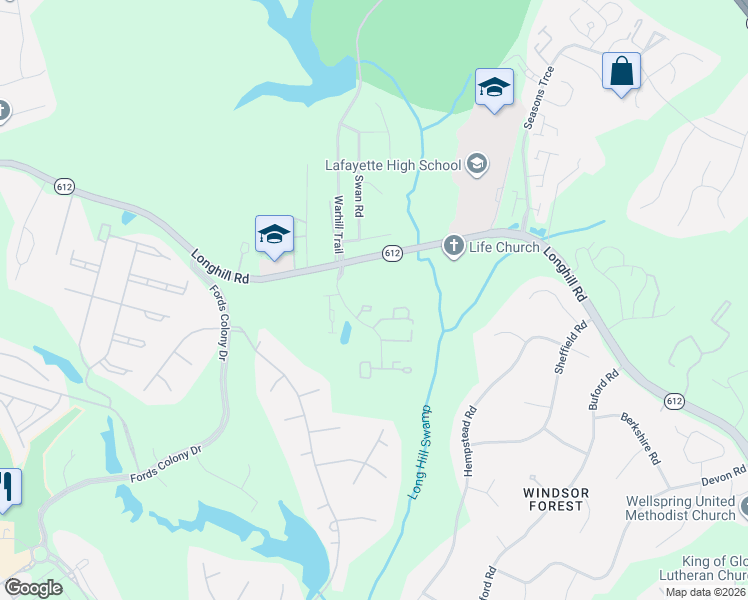 map of restaurants, bars, coffee shops, grocery stores, and more near 5315 Sloane Square in Williamsburg