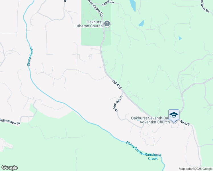 map of restaurants, bars, coffee shops, grocery stores, and more near 50330 Road 426 in Oakhurst