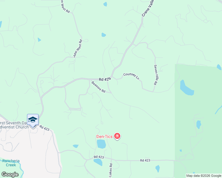 map of restaurants, bars, coffee shops, grocery stores, and more near 51352 Road 426 in Oakhurst