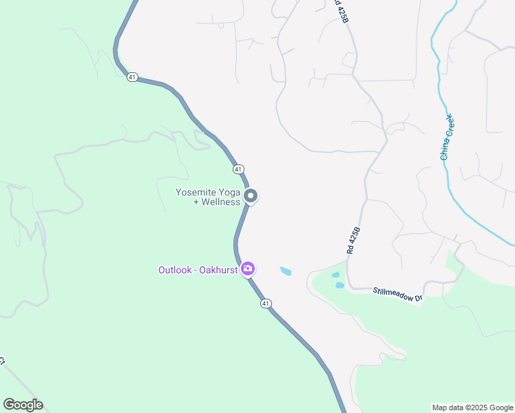 map of restaurants, bars, coffee shops, grocery stores, and more near 38797 California 41 in Oakhurst