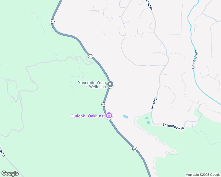 map of restaurants, bars, coffee shops, grocery stores, and more near 38797 California 41 in Oakhurst