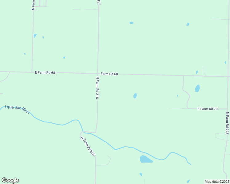 map of restaurants, bars, coffee shops, grocery stores, and more near 6498 North Farm Road 215 in Strafford