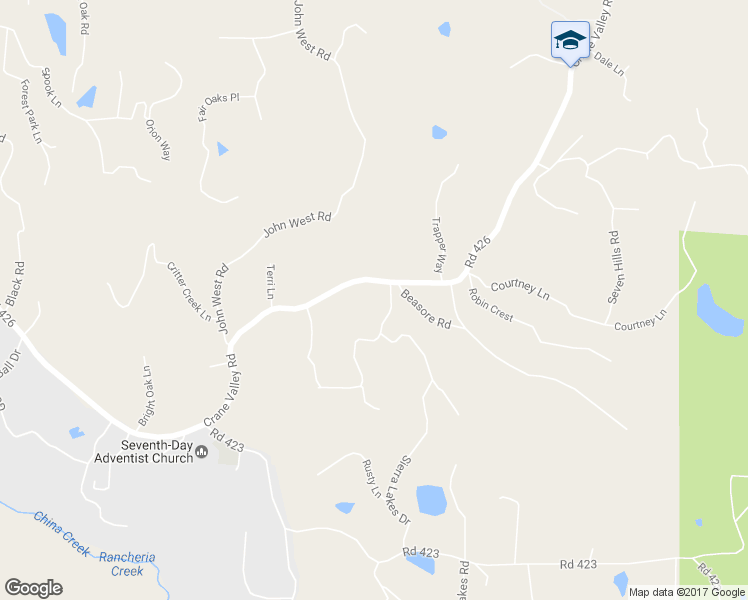 map of restaurants, bars, coffee shops, grocery stores, and more near 38950 Sierra Lakes Drive in Oakhurst