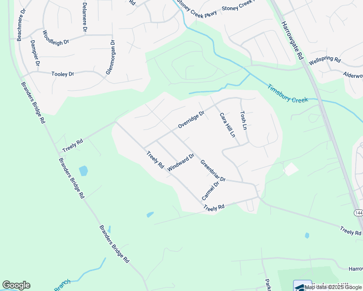 map of restaurants, bars, coffee shops, grocery stores, and more near 4515 Greenbriar Drive in Chester