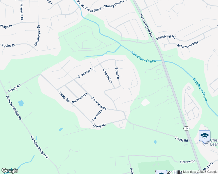 map of restaurants, bars, coffee shops, grocery stores, and more near 15001 Horseshoe Bend Drive in Chester