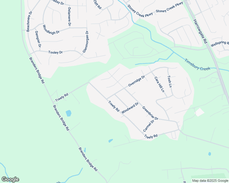 map of restaurants, bars, coffee shops, grocery stores, and more near 4512 Overridge Drive in Chester