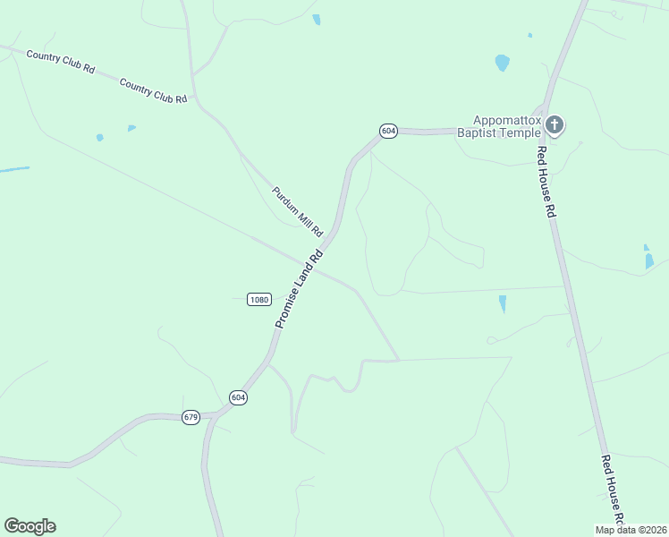 map of restaurants, bars, coffee shops, grocery stores, and more near State Route 604 in Appomattox