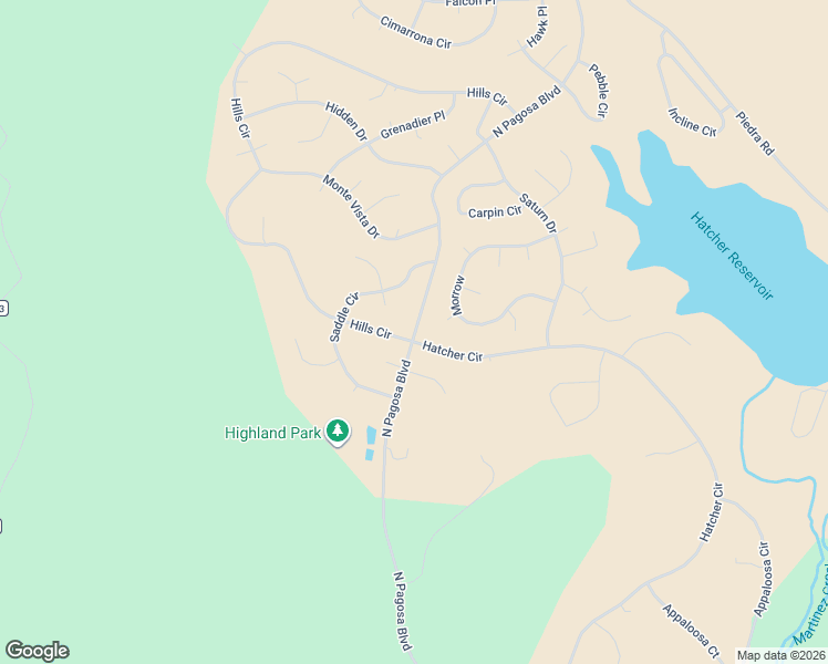 map of restaurants, bars, coffee shops, grocery stores, and more near 6520 North Pagosa Boulevard in Pagosa Springs
