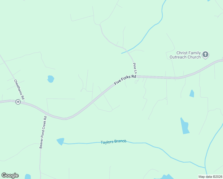 map of restaurants, bars, coffee shops, grocery stores, and more near 12951 Five Forks Road in Amelia Court House