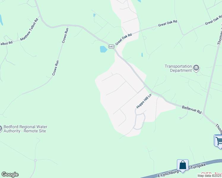 map of restaurants, bars, coffee shops, grocery stores, and more near 1135 Brigade Place in Forest