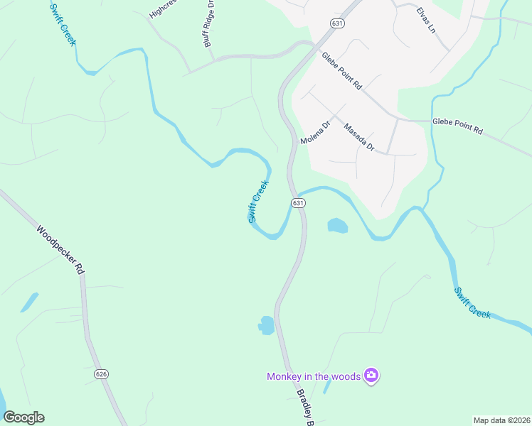 map of restaurants, bars, coffee shops, grocery stores, and more near 14214 Amstel Bluff Terrace in Chesterfield