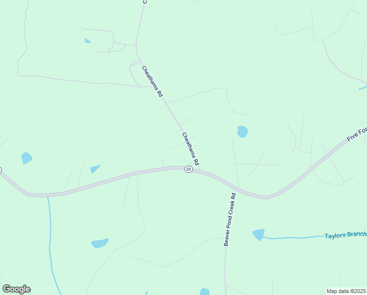 map of restaurants, bars, coffee shops, grocery stores, and more near 7480 Cheathams Road in Amelia Court House
